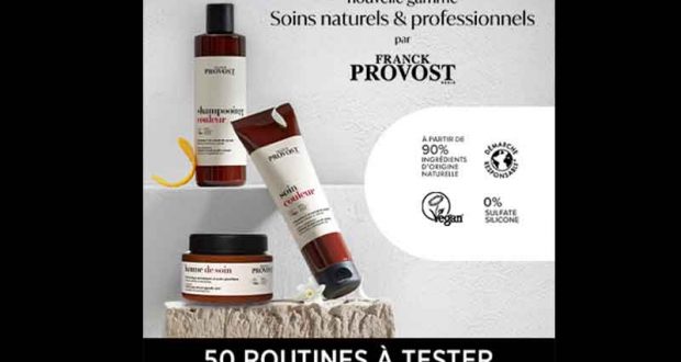 50 Routine couleur Franck Provost pour cheveux à tester