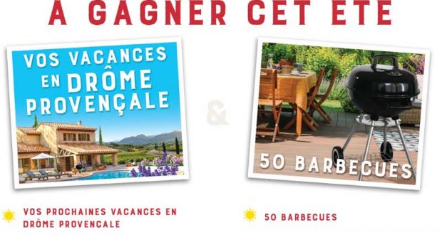 50 barbecues à charbon de bois offerts