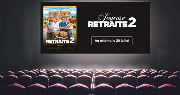 50 lots de 2 places pour le film Joyeuse Retraite 2 offerts