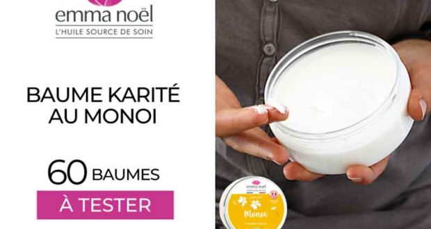 60 Baume karité au Monoï Emma Noël à tester