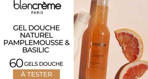 60 Gel douche naturel Pamplemousse & Basilic Blancrème à tester