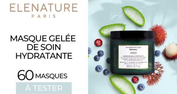 60 MASQUE GELÉE DE SOIN HYDRATANTE à tester