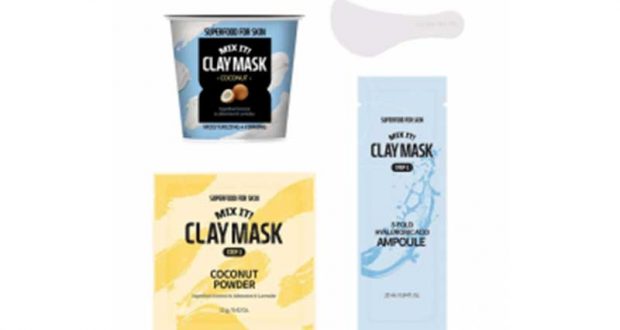 8 Masque à l’argile et à la noix de coco Mix It! Farm Skin à tester