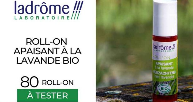 80 Roll-on apaisant à la lavande bio Ladrôme à tester