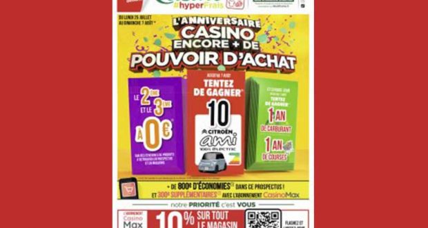 Catalogue Casino du 26 juillet au 07 août 2022