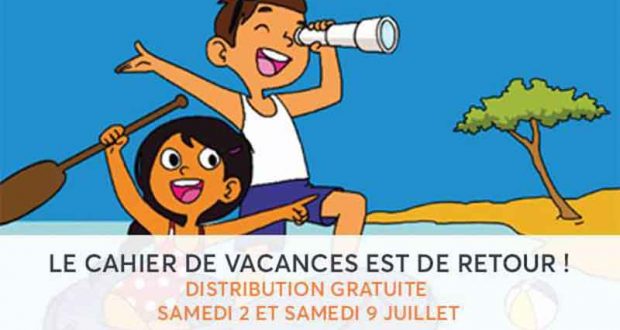 Distribution gratuite de cahiers de vacances