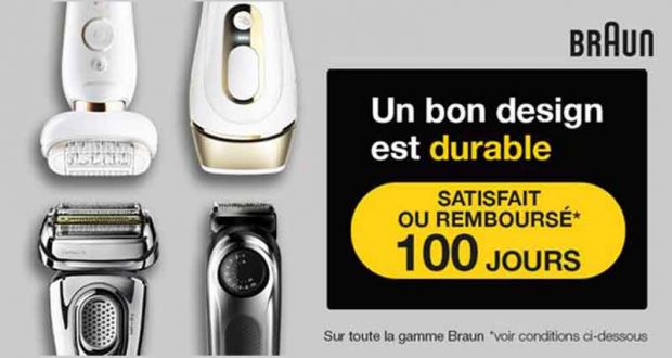 Epilateur - Rasoir ou Tondeuse BRAUN 100% Remboursé