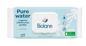 Testez les Lingettes Pure Water Biolane