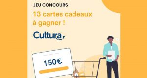 13 bons d'achat Cultura de 150 euros offerts