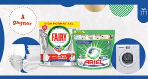 15 lots de 105€ de capsules Fairy et Ariel offerts