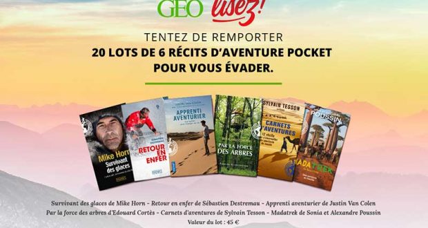 20 x 6 livres des éditions Pocket offerts