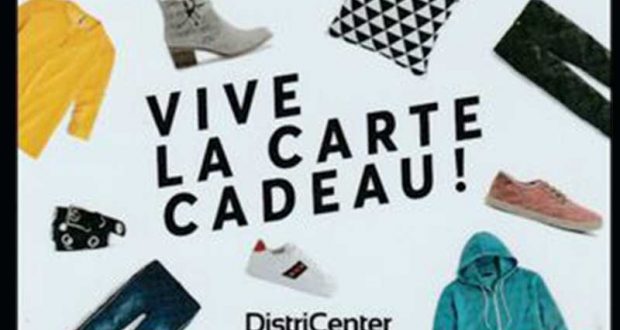 23 cartes cadeau DistriCenter offertes