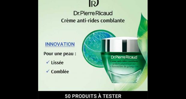50 Crème anti-rides comblante de Dr.Pierre Ricaud à tester