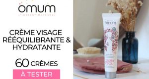 60 Crème Visage Rééquilibrante Omum à tester