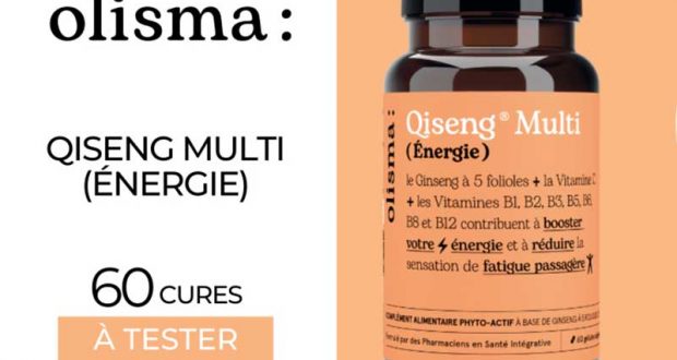 60 Cure Qiseng Multi Énergie Olisma à tester