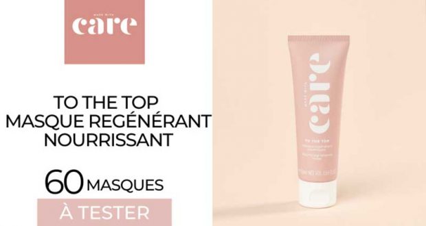 60 Masque Visage To The Top Made with CARE à tester