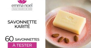 60 Savonnette karité Emma Noël à tester