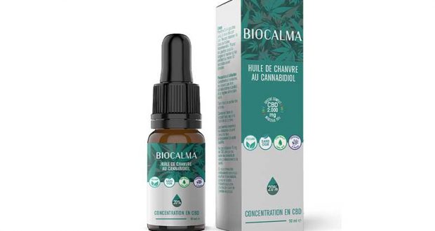 80 Huiles de CBD bio 20% Biocalma à tester