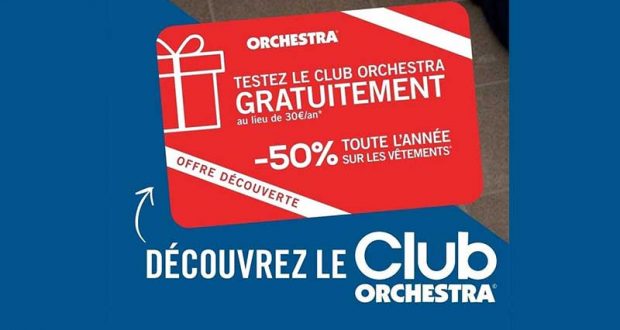 Club Orchestra accessible gratuitement pour les non adhérents