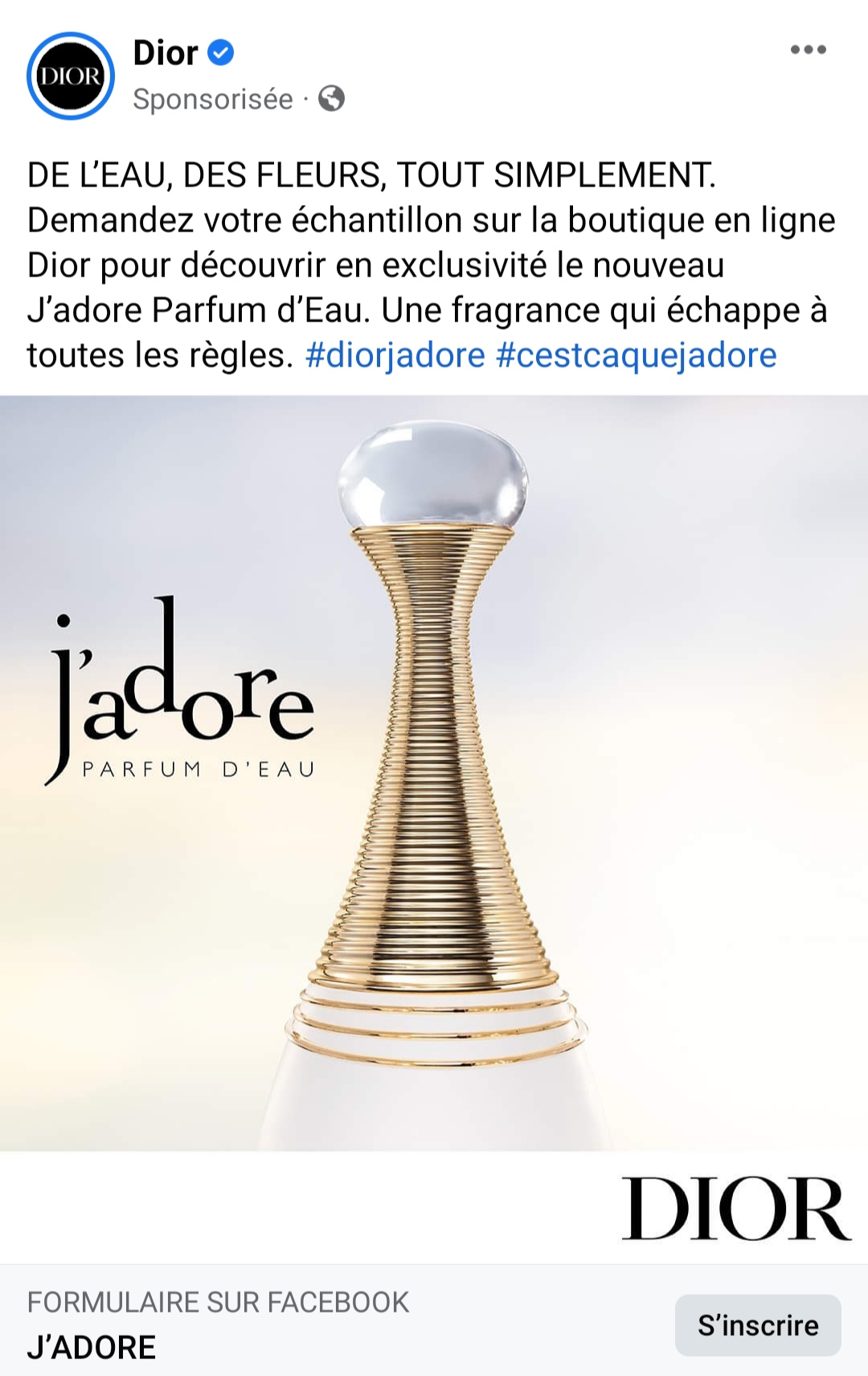 DIOR J’adore Parfum D’eau