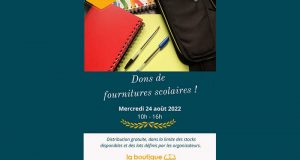 Distribution Gratuite de Fournitures Scolaires de Seconde Main