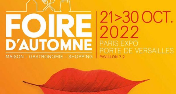 Invitations gratuites à la Foire d'Automne 2022 de Paris