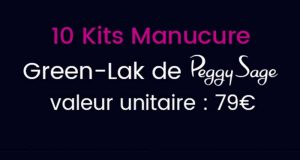 10 kits manucure Green Lak de Peggy Sage à gagner