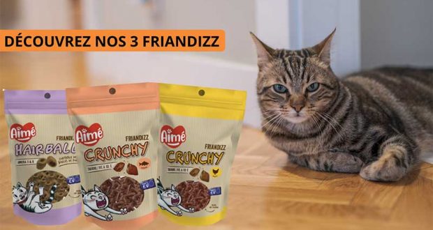 10 lots de 3 colis Friandizz pour chat à remporter