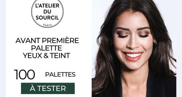 100 Palettes yeux et teint L'Atelier du Sourcil à tester