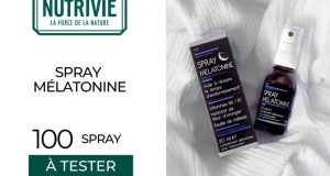 100 Spray Mélatonine Nutrivie à tester