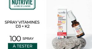 100 Spray Vitamines D3 et K2 Nutrivie à tester