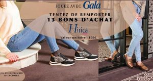 13 bons d'achat Hirica de 100 euros offerts