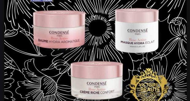 20 coffrets de produits Rose Active de Condensé à gagner