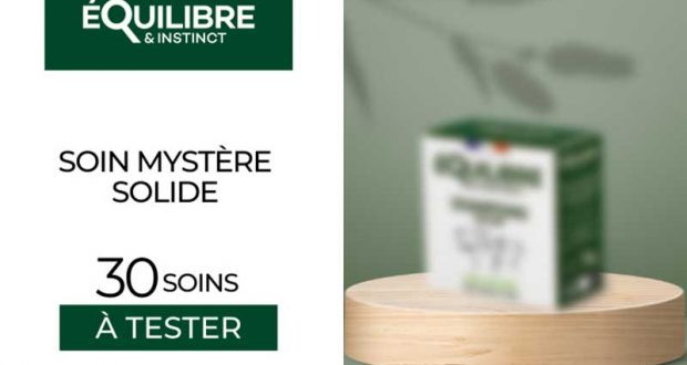 30 Shampooing solide ÉQUILIBRE & INSTINCT à tester