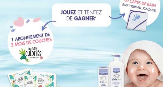 30 capes de bain EAU THERMALE JONZAC offertes