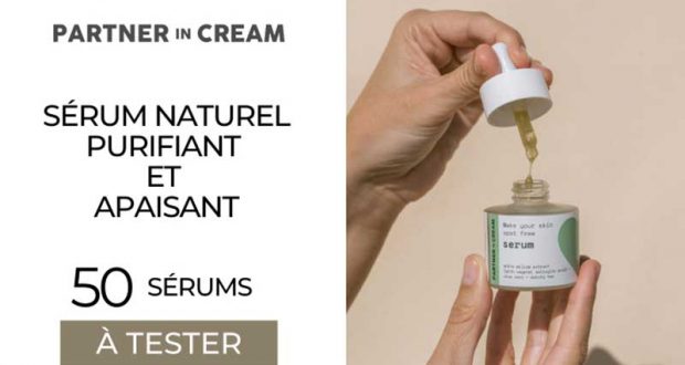 50 Sérum naturel purifiant et apaisant Partner in Cream à tester