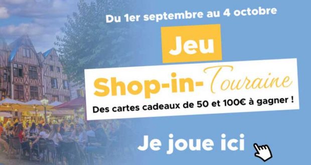 52 cartes cadeau Shop-in-Touraine à gagner