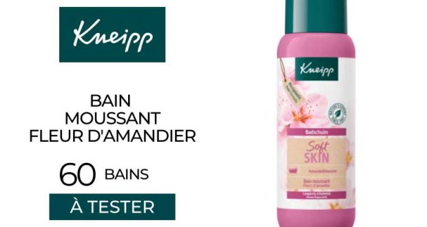 60 Bain moussant Soft Skin Fleurs d'amandier Kneipp à tester