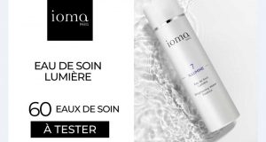 60 Eau de soin lumière IOMA Paris à tester