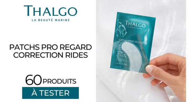 60 Patchs Pro Regard Correction Rides Thalgo à tester