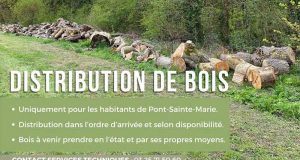 Distribution gratuite de bois aux particuliers