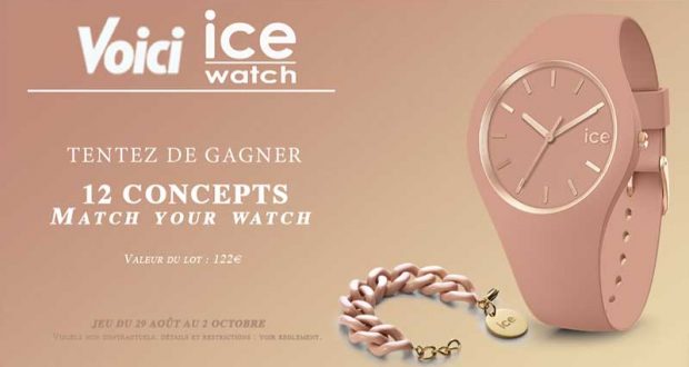 OFFERT 12 lots comportant 2 montre Ice Watch + 1 bracelet