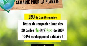 Remportez 20 cartes cadeaux Ethi'Kdo de 200 euros