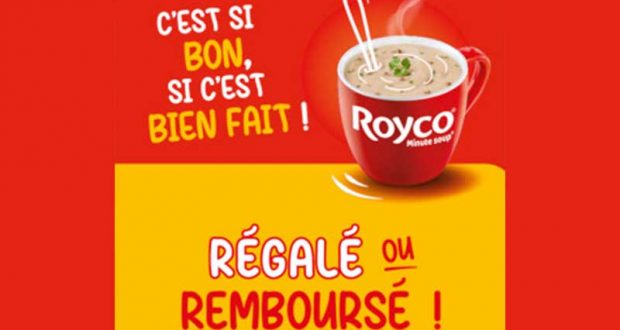 Soupe Instantanée Royco 100% Remboursé