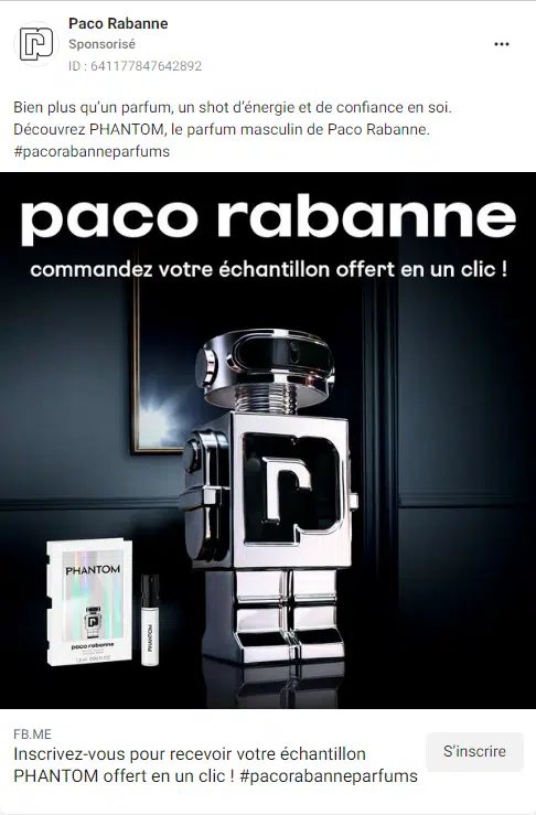 nouveau parfum Phantom Paco Rabanne