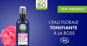 100 Eaux Florales Tonifiantes à la rose de SO’BiO étic à tester