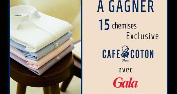 15 chemises Café Coton offertes