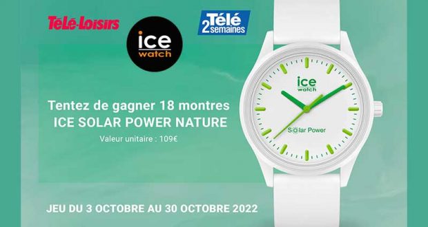 18 montres ICE solar power nature à gagner