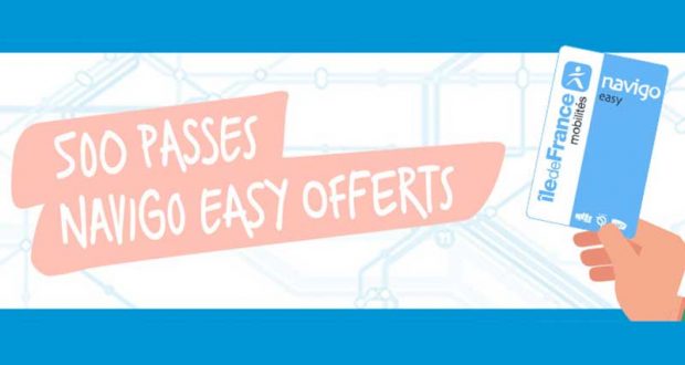 500 Cartes Navigo Easy offertes