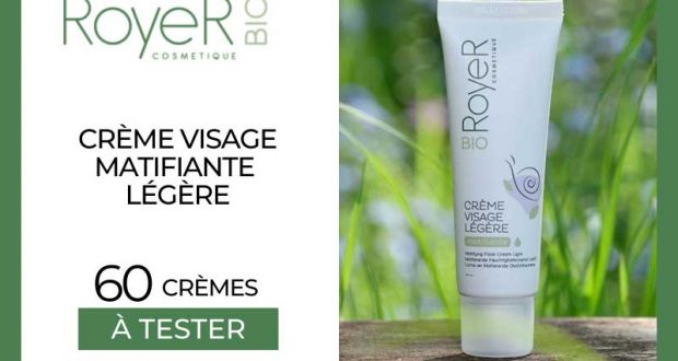 60 Crème visage matifiante légère Royer à tester